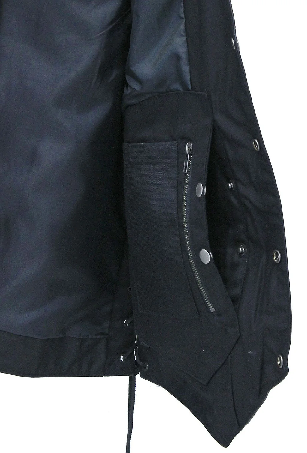 Men's Premium Leather Biker Vest - w/Concealed Pockets #VM630PT - Image 4