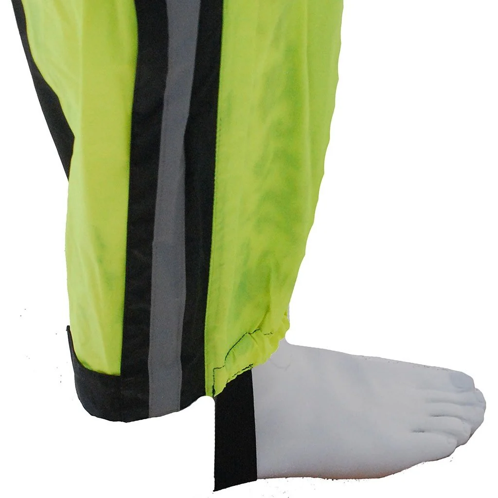 Unisex Two Piece Green & Black Rain Suit #RS1940GNK - Image 4